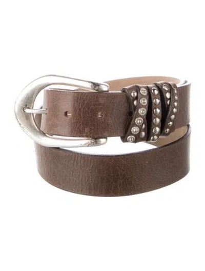 Pre-owned Streets Ahead Waist Belt Leather Belt In Brown