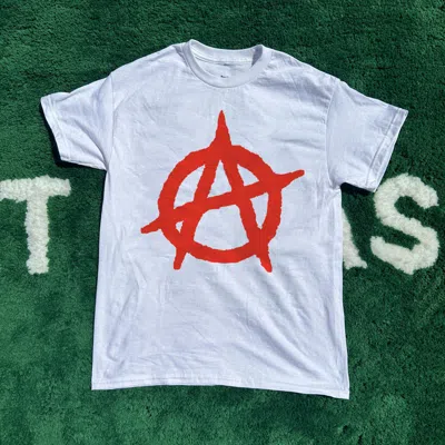 Pre-owned Streetwear Anarchy Tee White Red M