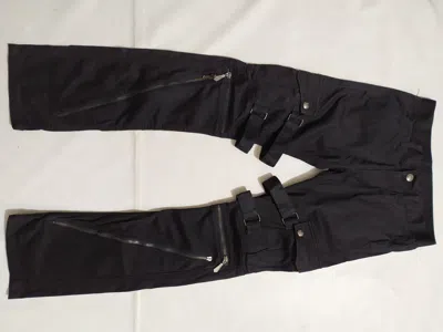 Pre-owned Streetwear Bg- Sho Bondage Cargo Punk Pants In Black