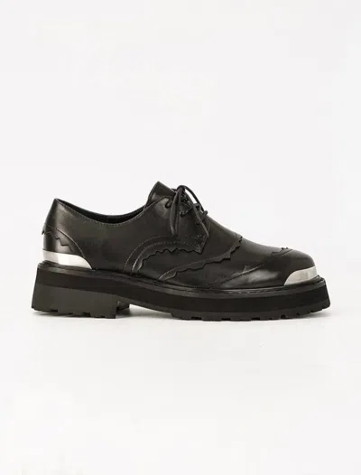 Pre-owned Streetwear Faiting Lab Derby Shoes In Black