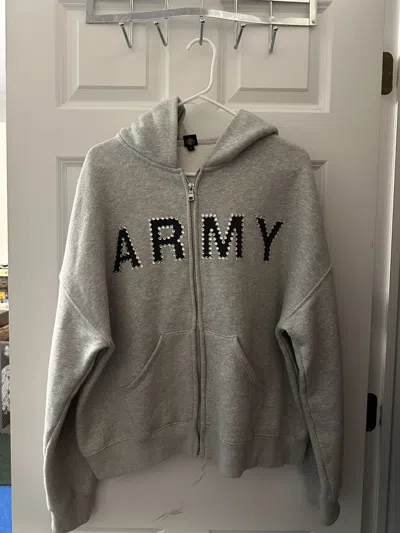 Pre-owned Streetwear Ihp Ihp Army Zip Up In Gray
