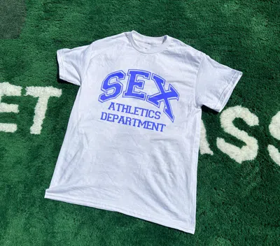 Pre-owned Streetwear Sex Athletics Tee White Blue M