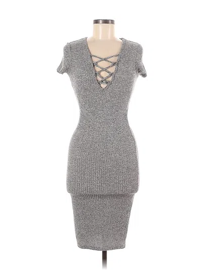 Pre-owned Streetwear Society Cocktail Dress In Gray