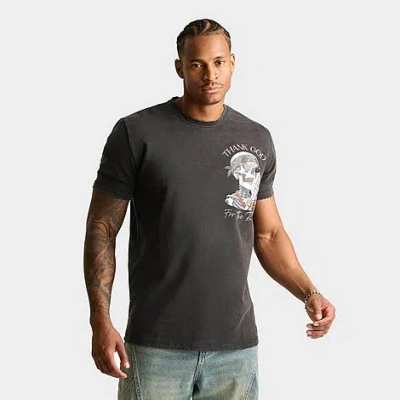 Streetz Is Watchin Men's  For The Block T-shirt In Brown