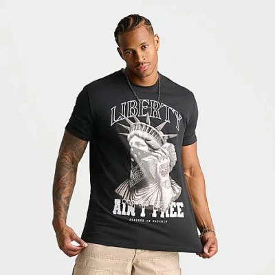 Streetz Is Watchin Men's  Liberty Ain't Free T-shirt In Black