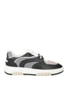 Streim Man Sneakers Grey Size 7 Leather, Textile Fibers In Grey