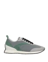Streim Man Sneakers Grey Size 7 Textile Fibers, Leather In Grey