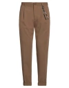 Strellson Man Pants Brown Size 34w-34l Polyester, Viscose In Brown