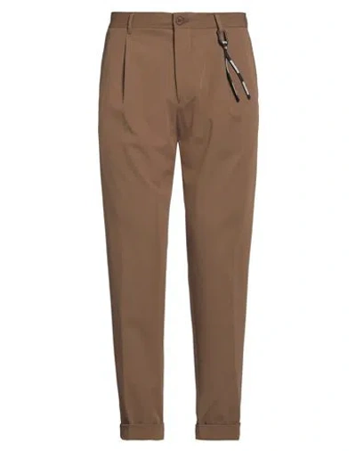 Strellson Man Pants Brown Size 34w-34l Polyester, Viscose