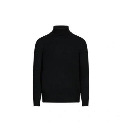 Strellson Pull Col Roulé En Laine Mélangée In Black