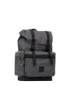 Strellson Roll-top Buckle Backpack In Gray