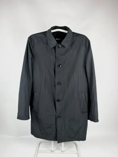 Pre-owned Strellson Trench Coat Windbreaker Light Jacket Size Eu 48 In Black
