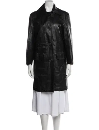 Pre-owned Strenesse Coat In Black