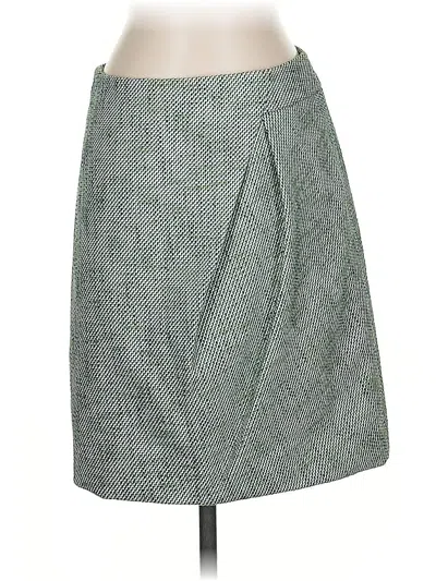 Pre-owned Strenesse Formal Skirt In Green