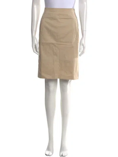 Pre-owned Strenesse Knee-length Skirt In Neutral
