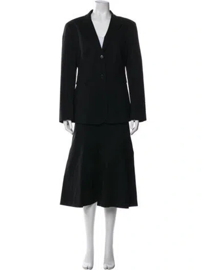 Pre-owned Strenesse Nylon Skirt Set In Green