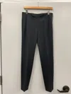 Strenesse Pant With Zipper On The Side In Black In Black