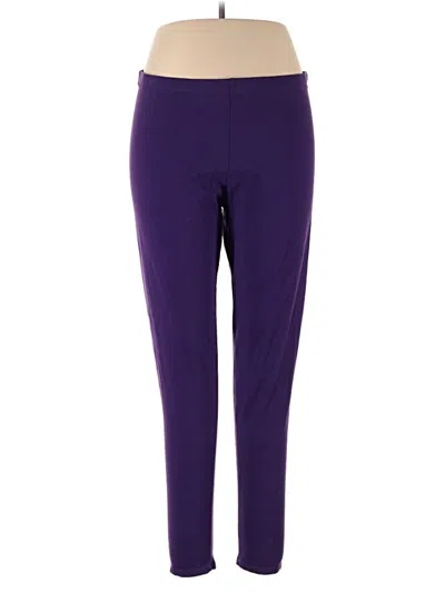 Pre-owned Stretch Is Comfort Active Pants In Purple