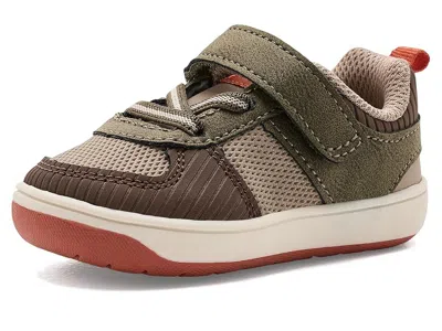 Stride Rite Addison (infant/toddler) Kid's Shoes Brown: 4 Toddler M, Synthetic In Gray