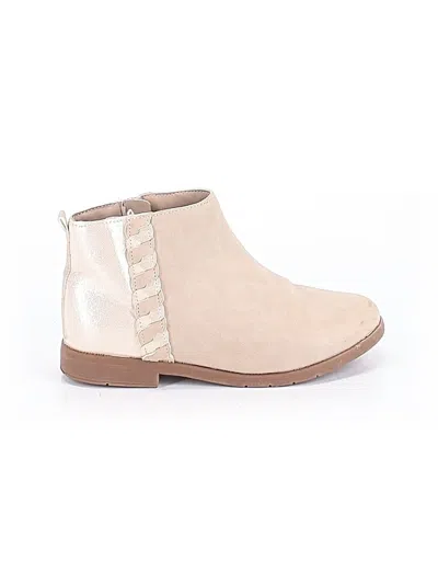 Pre-owned Stride Rite Kids' Ankle Boots In Ivory