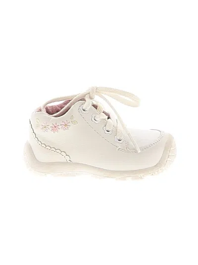 Pre-owned Stride Rite Kids' Booties In Ivory