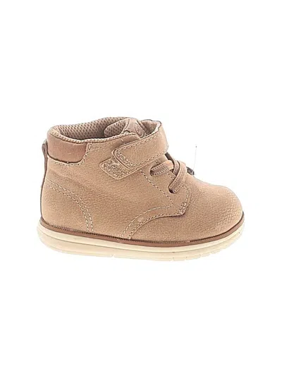 Pre-owned Stride Rite Kids' Booties In Tan