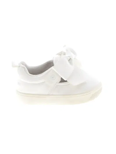 Pre-owned Stride Rite Babies' Booties In White