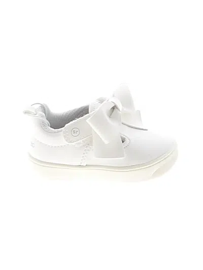 Pre-owned Stride Rite Kids' Booties In White