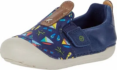Stride Rite Kids' Boy's Soft Motion Atlas Sneaker In Blue In Multi