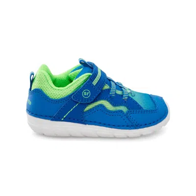Stride Rite Kids' Boy's Soft Motion Kylo Sneakers In Blue/lime