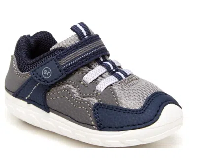 Stride Rite Kids' Boy's Soft Motion Kylo Sneakers In Navy/gray