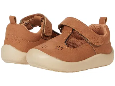 Stride Rite Kids' Cheyenne (infant/toddler) Girl's Shoes Tan : 6 Toddler M/w, Leather In Brown