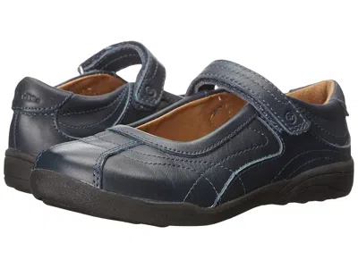 Stride Rite Claire (toddler/little Kid) Girls Shoes Navy : 10 Toddler Xw, Leather In Blue