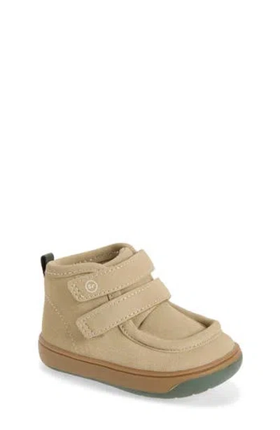 Stride Rite Kids'  Dennis Faux Leather Bootie In Neutral