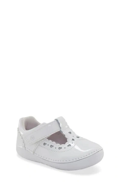 Stride Rite Kids' Adira Soft Motion™ Mary Jane Flat In White Patent