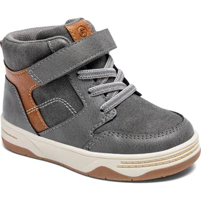 Stride Rite Kids' Colby High Top Sneaker In Grey