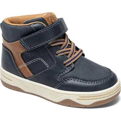 Stride Rite Kids' Colby High Top Sneaker In Navy