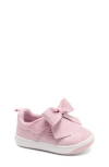 Stride Rite Kids' Kamila Bow Mary Jane Sneaker In Pink