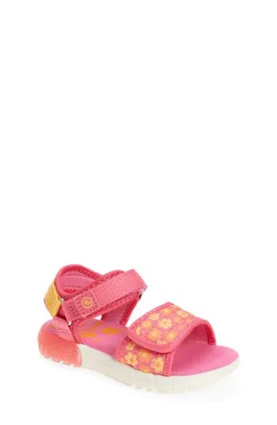 Stride Rite Kids' Kitt Light-up Sandal In Pink