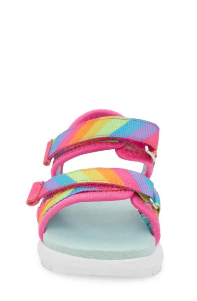 Stride Rite Kids' Sevita Rainbow Light-up Sandal