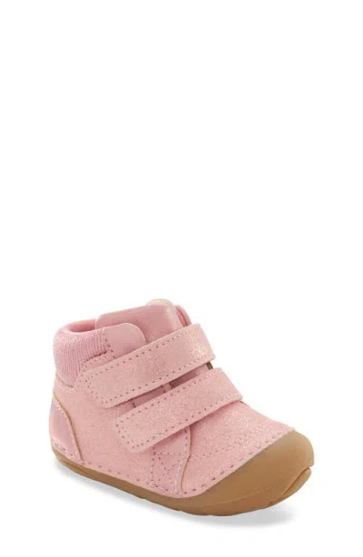 Stride Rite Kids' Soft Motion™ Martin Boot In Blush Shimmer