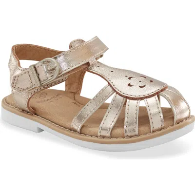 Stride Rite Kids' Srtech Renee Ankle Strap Sandal In Brown