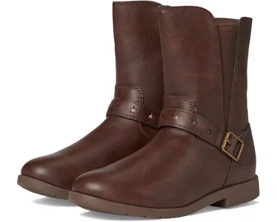 Stride Rite Kids  Sr Lizz Cg039001 Boots Brown Leather Mid Calf Western Zogg698