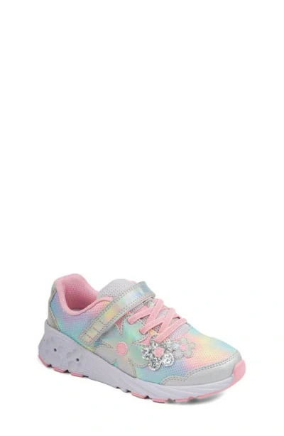 Stride Rite Kids'  Light-up Glimmer 2.0-xw-adaptable Sneaker In Rainbow