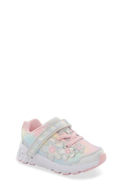 Stride Rite Kids'  Light-up Glimmer 2.0-xw-adaptable Sneaker In Rainbow