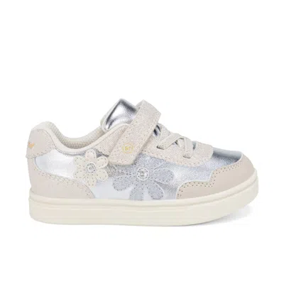 Stride Rite Lighted Bloom Sneaker - Little Kid In White
