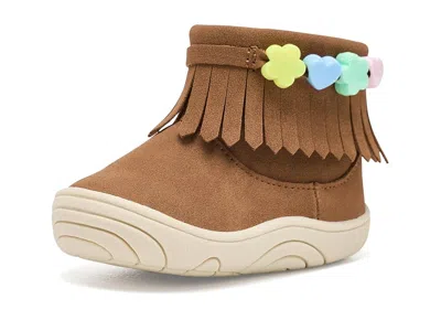 Stride Rite Kids' Lisa (infant/toddler) Girls Shoes Tan: 6 Toddler M, Synthetic