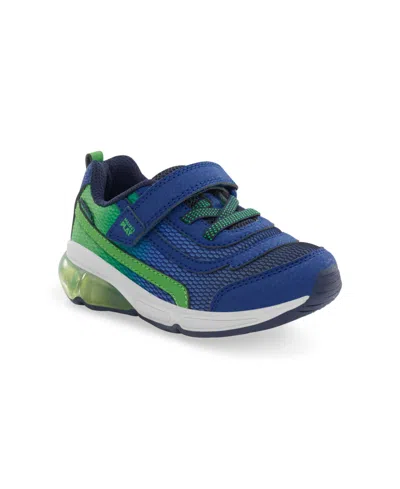 Stride Rite Kids' Little Boys M2p Surge Bounce Apma Approved Shoe In Navy,green