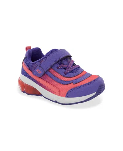 Stride Rite Kids' Little Girls M2p Surge Bounce Apma Approved Shoe In Purple Multi