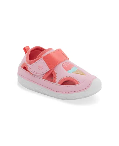 Stride Rite Kids' Little Girls Sm Splash Apma Approved Shoe In Pink,coral